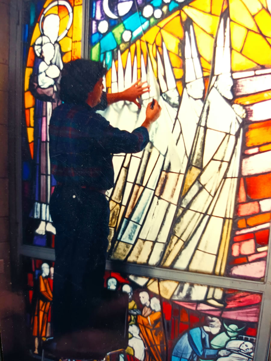 diego penacchio ardemagni milano, realizzazione vetrate artistiche religiose diego penacchio ardemagni milano, realizzazione vetrate artistiche religiose