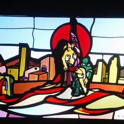 Vetrate Artistiche Via Crucis Ambrosiana Arte Milano 4