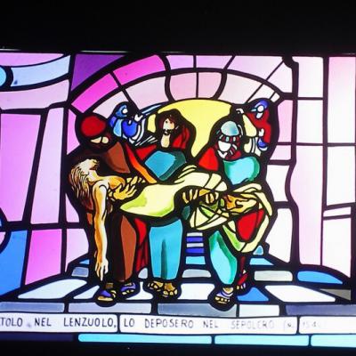 Vetrate Artistiche Via Crucis Ambrosiana Arte Milano