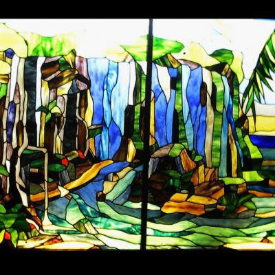 Vetrate Artistiche Di Arredamento Stile Moderno Ambrosiana Arte Milano 14