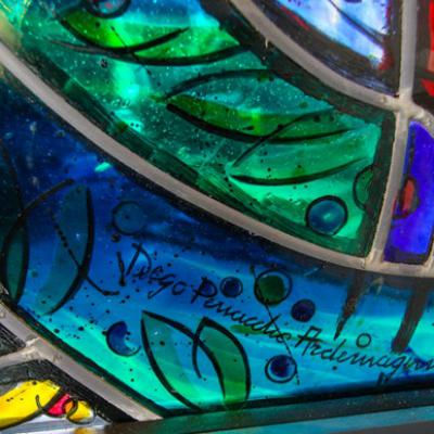 Vetrate Artistiche Tempio Ebraico Ambrosiana Arte Milano 10