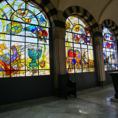 Vetrate Artistiche Tempio Ebraico Ambrosiana Arte Milano 1