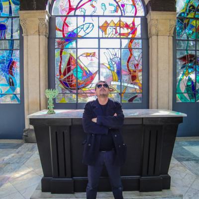 Vetrate Artistiche Tempio Ebraico Ambrosiana Arte Milano 6