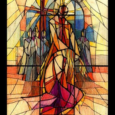 Vetrate Artistiche Astratte Ambrosiana Arte Milano 15