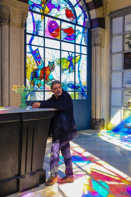 realizzazione vetrate artistiche sacre, funerarie, di arredamento e astratto, ambrosiana arte milano