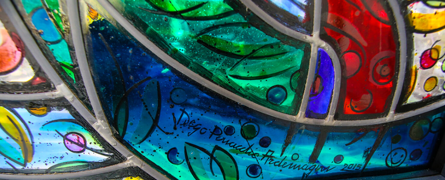 Vetrate Tempio Ebraico - Monumentale di Milano